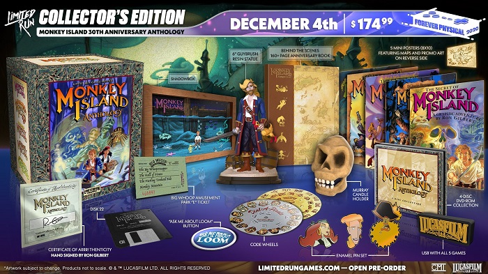 Dalle 16 apre il pre-order della Collector's Edition della saga di Monkey Island