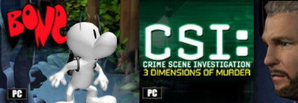 Nuovi filmati di CSI: 3DOM e Bone 2!